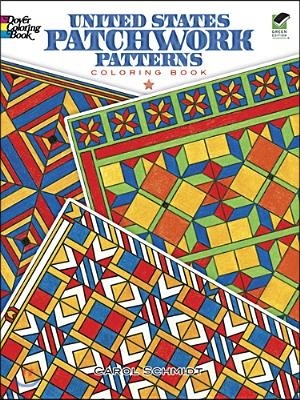 United States Patchwork Patterns Coloring Book