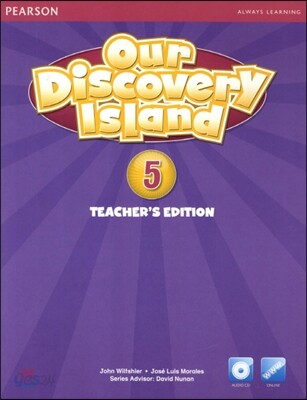 Our Discovery Island American Edition Teachers Book with Audio CD 5 Pack