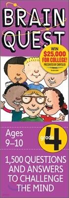 Brain Quest Grade 4 + Workbook Grade 4 Ages 9-10