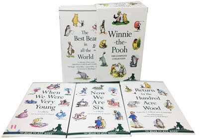 위니 더 푸 원서 완전판 컬렉션 6종 세트 (흑백) : Winnie-the-Pooh The Complete Collection