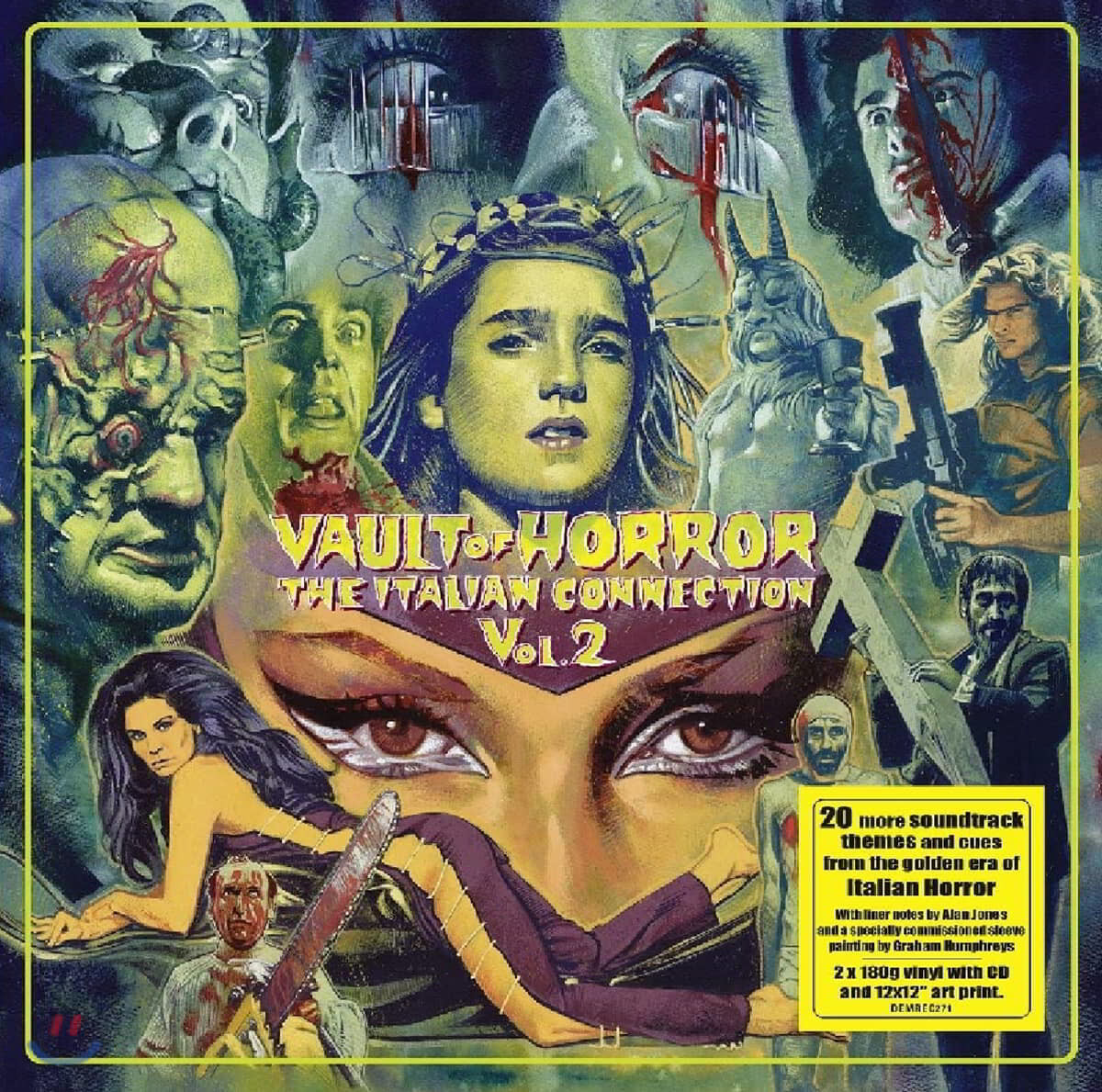 이탈리안 호러 시네마 영화음악 모음집 (Vault Of Horror: The Italian Collection Vol.2) (Deluxe Edition) [2LP+CD]