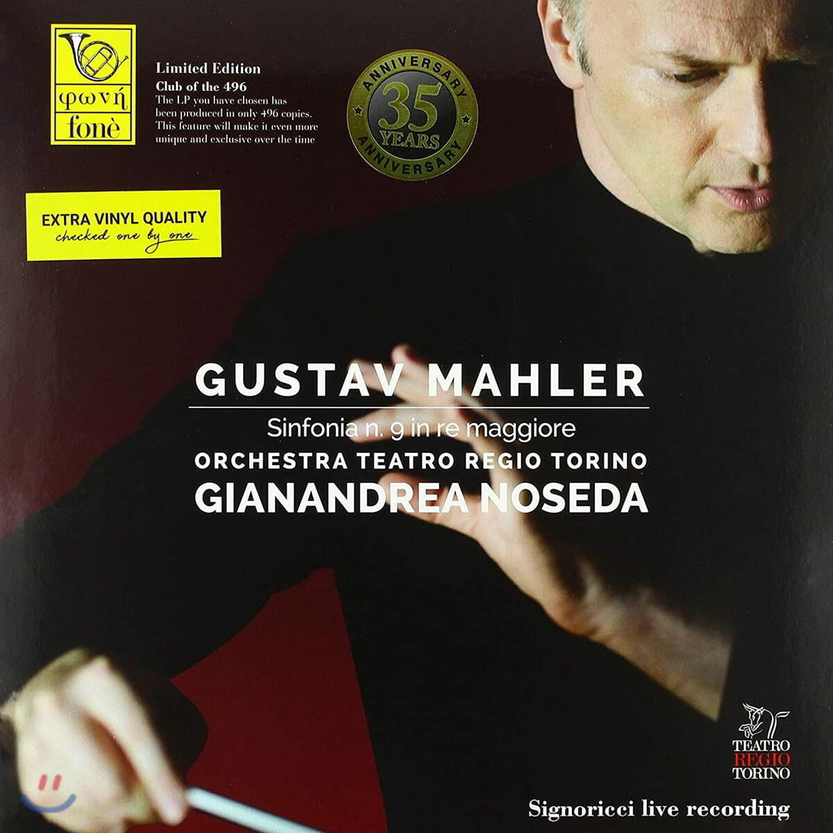 Gianandrea Noseda 말러: 교항곡 9번 (Mahler: Symphony No. 9) [2LP]