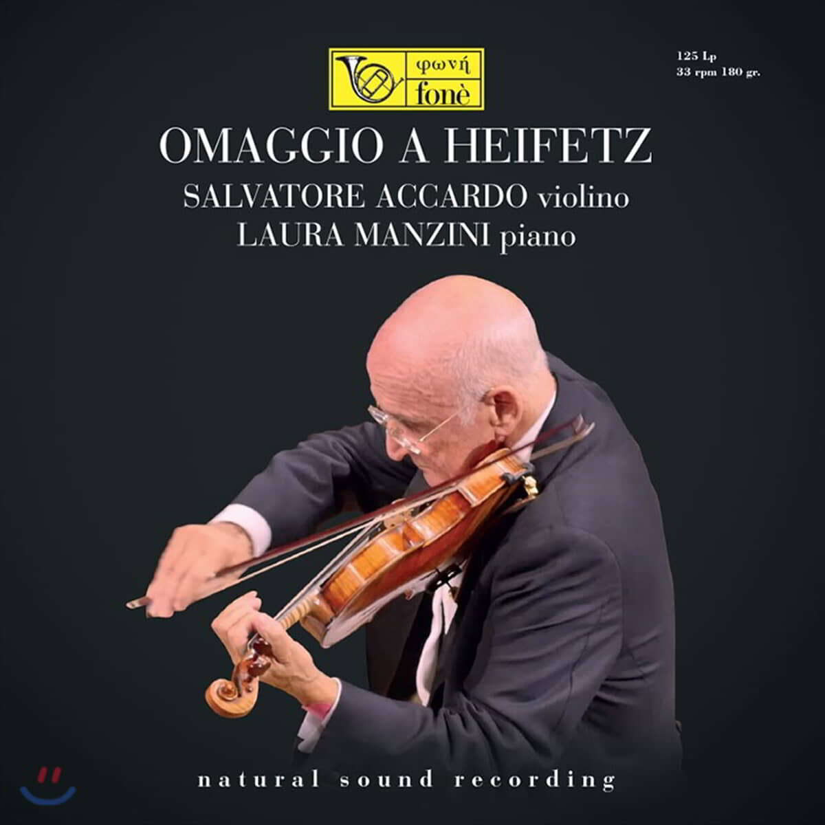 Salvatore Accardo 살바토레 아카르도 바이올린 연주집 (Omaggio A Heifetz) [LP]