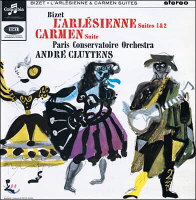 Andre Cluytens — Andre Cluytens 비제: 아를르의 여인, 카르멘 모음곡 (Bizet: L'Arlesienne Suites, Carmen Suite) 앨범 커버