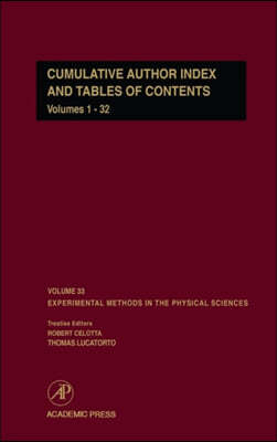 Cumulative Author Index and Tables of Contents Volumes1-32: Author Cumulative Index Volume 33