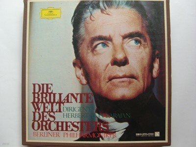 LP(수입) 화려한 오케스트라의 세계 Die Brillante Welt Des Orchesters- 카라얀 / 베를린 필(Box 10LP)