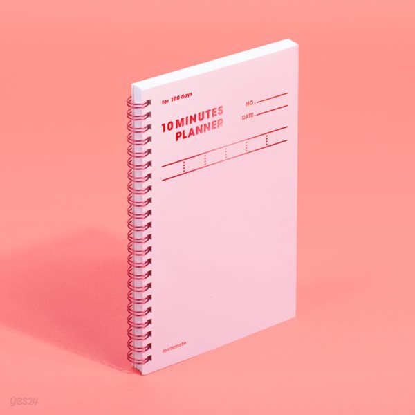 [모트모트] 텐미닛 플래너 100DAYS 컬러칩 - 로즈쿼츠