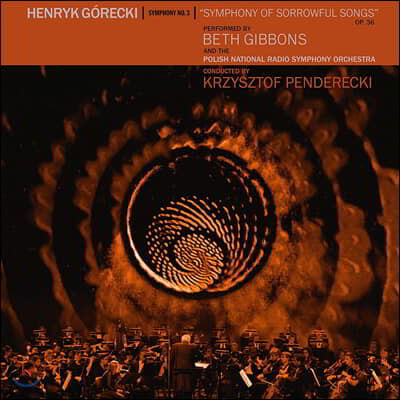 Beth Gibbons  Ű:  3 ' 뷡' (Henryk Gorecki: Symphony Op. 36 'Symphony of Sorrowful Songs') [LP+DVD]