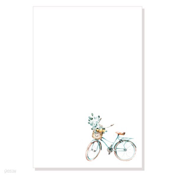 캘리그림엽서-자전거(10장)