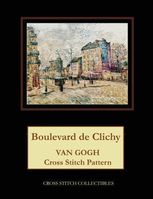 Boulevard de Clichy: Van Gogh Cross Stitch Pattern