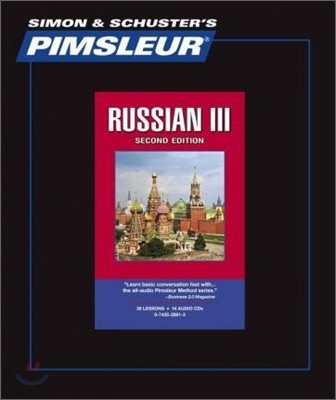 Pimsleur Russian Level 3 CD, 3: Learn to Speak and Understand Russian with Pimsleur Language Programs