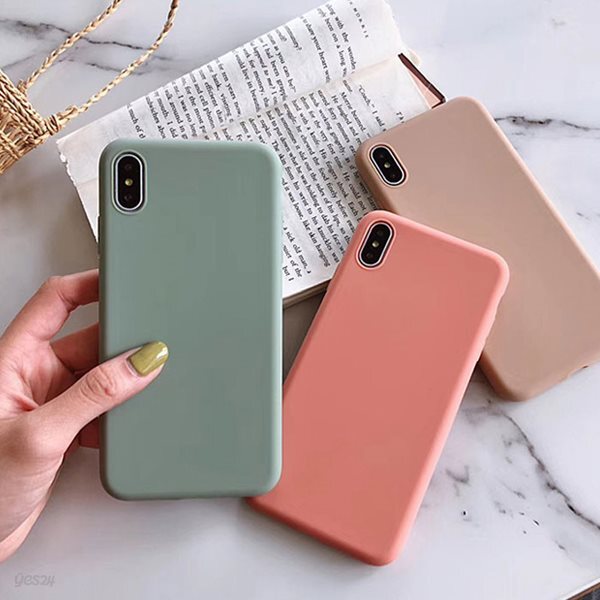 파스텔 심플 케이스(아이폰XS MAX)