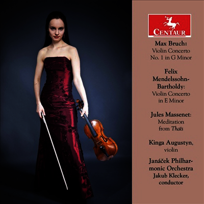 브루흐, 멘델스존: 바이올린 협주곡, 마스네: 타이스 명상곡 (Bruch, Mencelssohan: Violin Concertos, Massenet: Meditation)(CD) - Kinga Augustyn