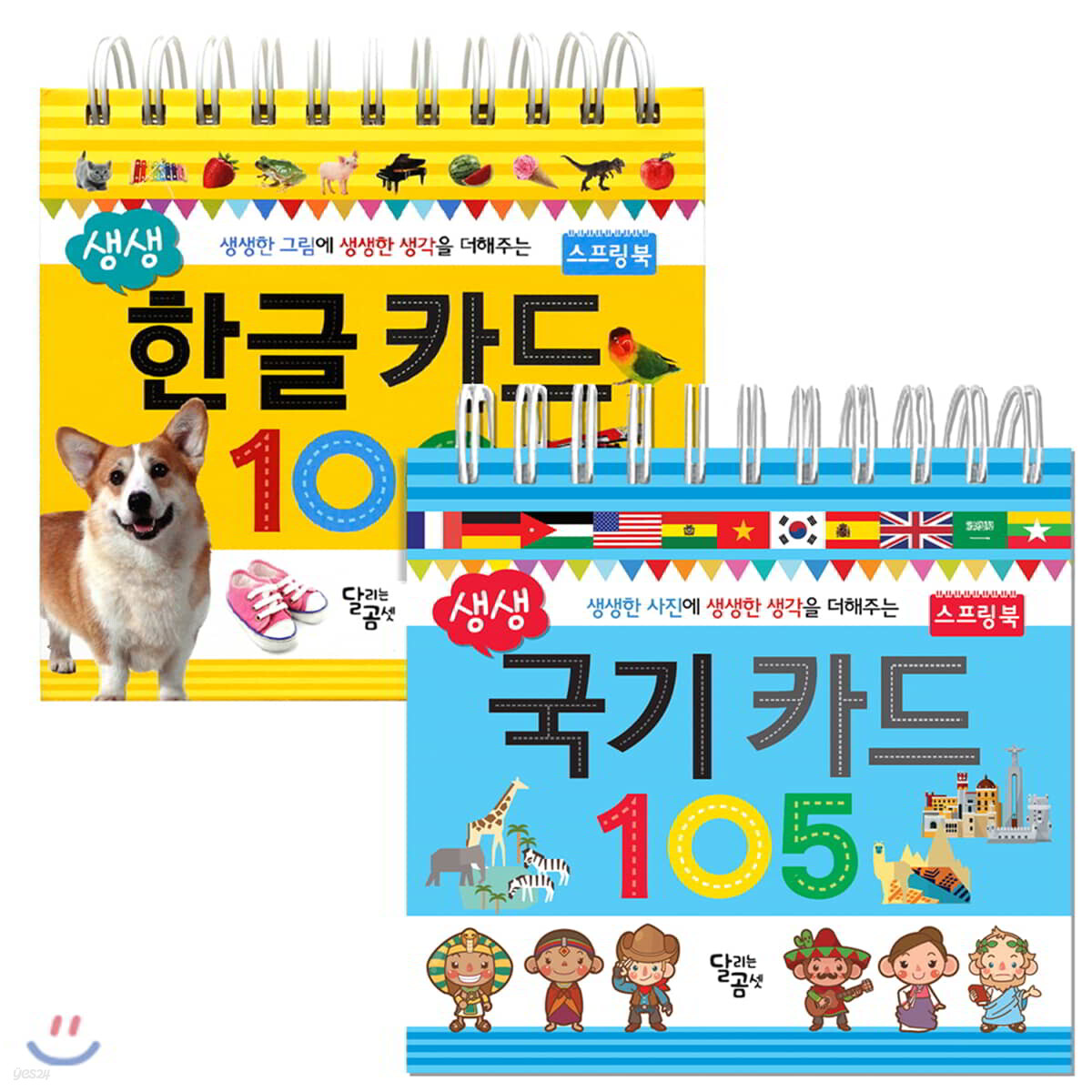 생생 한글+국기 카드 세트