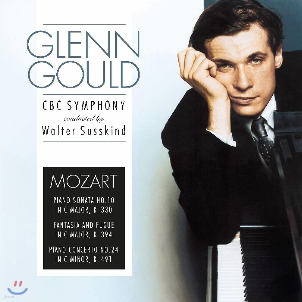 Glenn Gould 모차르트: 피아노 소나타 10번, 환상곡과 푸가, 피아노 협주곡 24번 [LP]
