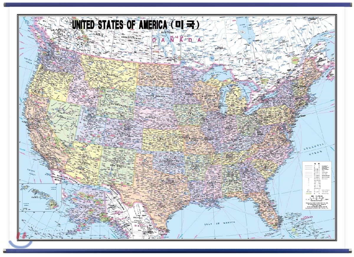 UNITED STATES OF AMERICA 미국 (코팅 표구-걸이용)