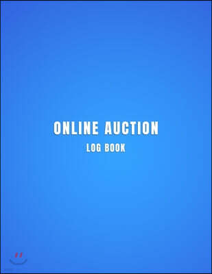 Online Auction Log Book: Sales and profit tracking ledger For resale website users looking to track their resales business