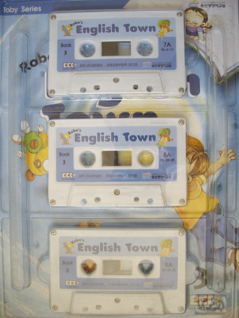 Robo's English Town Book 3 (테이프 3개 포함)