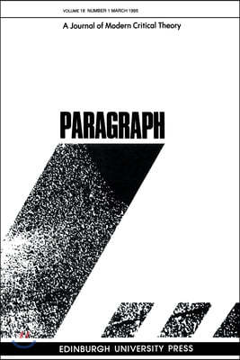 Practices of Hybridity: Paragraph Volume 18 Number 1
