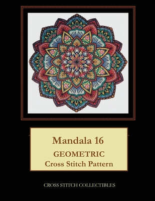 Mandala 16: Geometric Cross Stitch Pattern