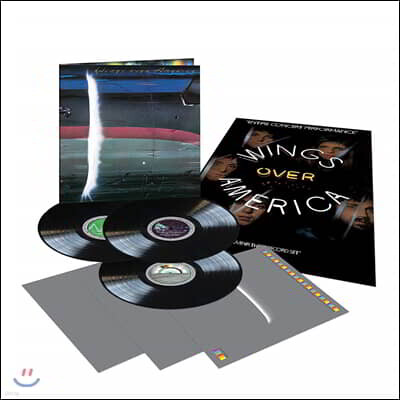Paul McCartney & Wings — Wings Over America 폴 매카트니 앤 윙즈 1976년 노스 아메리칸 레그 공연 실황 앨범 커버