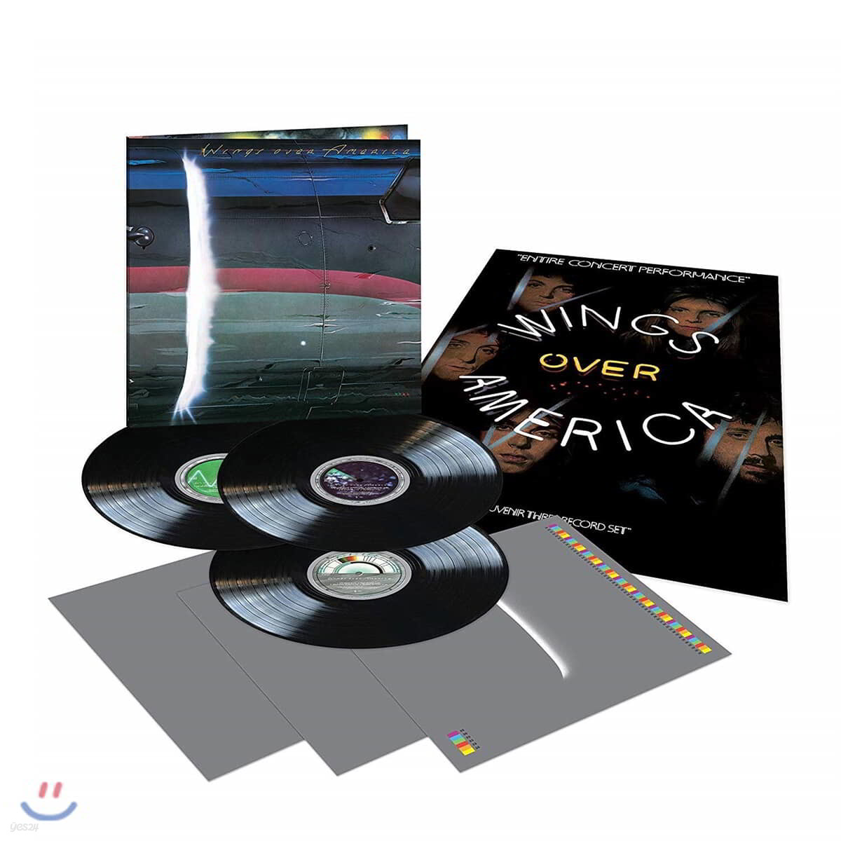 Paul McCartney &amp; Wings - Wings Over America 폴 매카트니 앤 윙즈 1976년 노스 아메리칸 레그 공연 실황 [3LP]