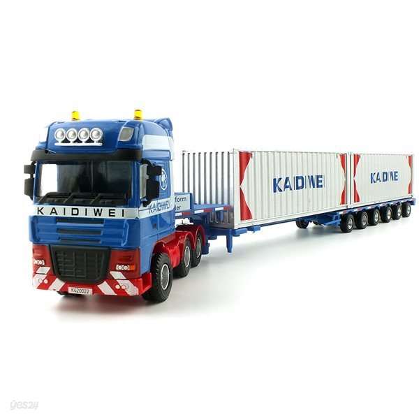 1/50 LOW BED TRANSPORTER(KDW250221BL) 컨테이너 트레일러 중장비 모형