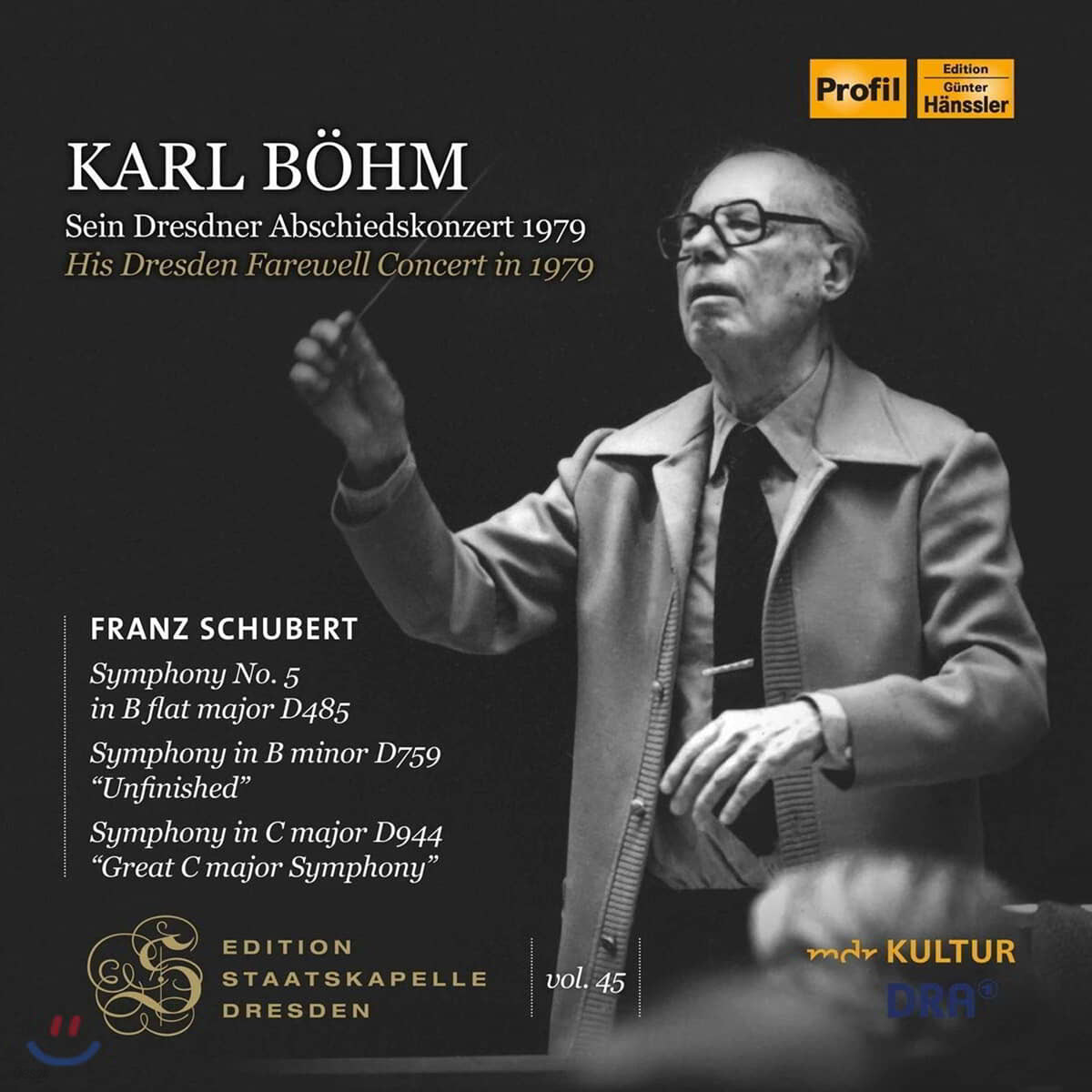 Karl Bohm 슈베르트: 교향곡 5, 8, 9번 (Schubert: Symphony D485, 759, 944)