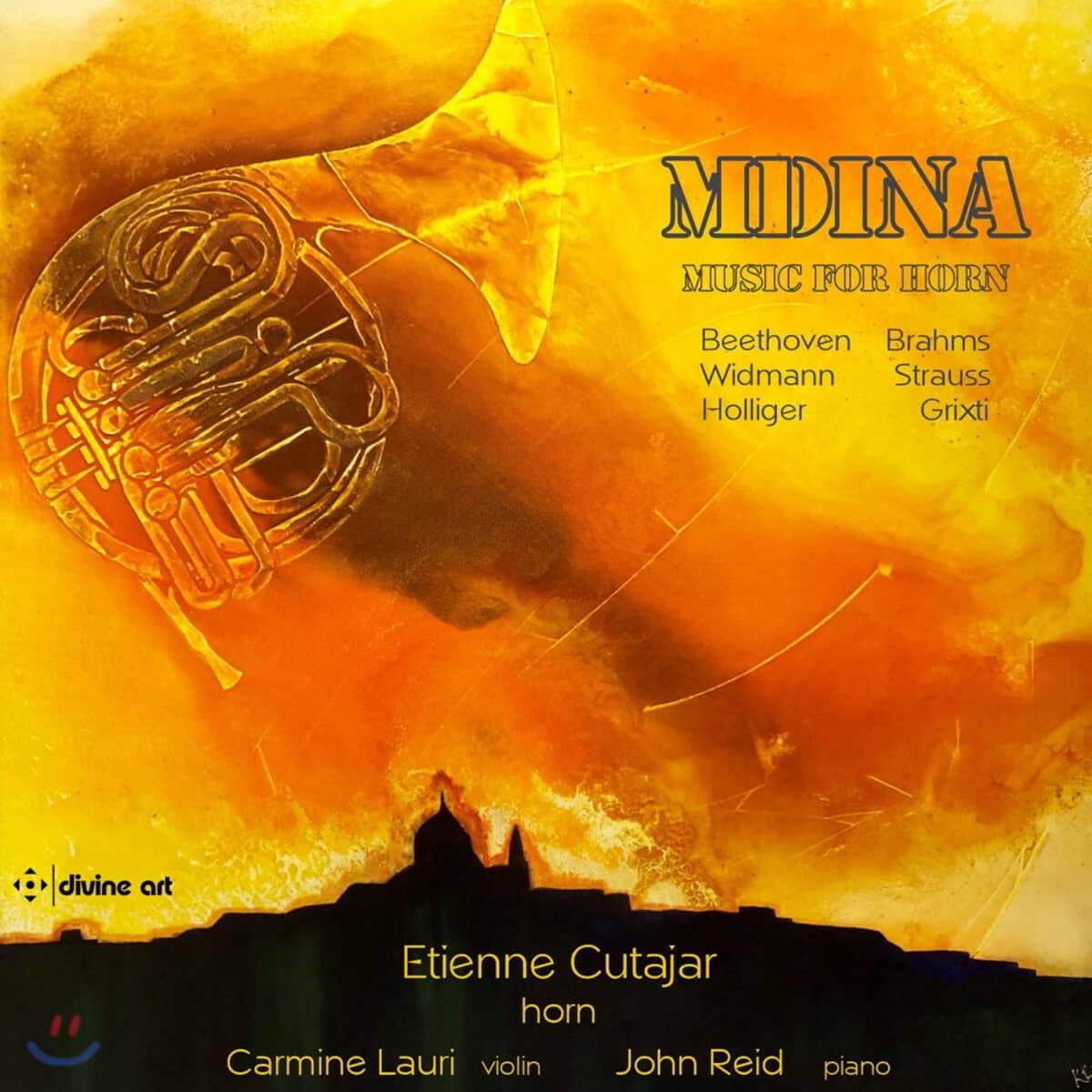 Etienne Cutajar 베토벤: 호른 소나타 / 브람스: 호른 삼중주 / 슈트라우스: 안단테 외 (Mdina - Music for Horn)