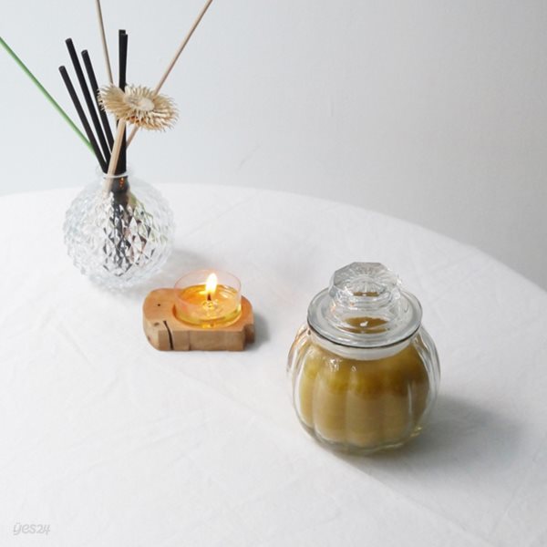 [Honey Bees Candle] 호박 밀랍초