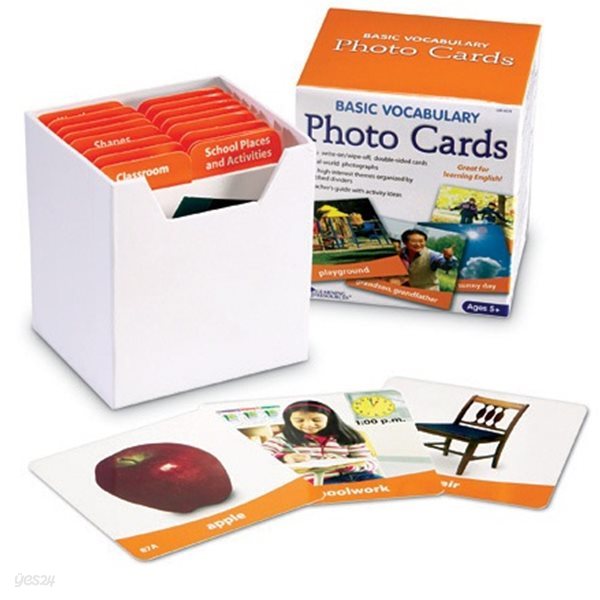 교육완구 러닝리소스 EDU 6079 기초어휘포토카드 Basic Vocabulary Photo Card Set