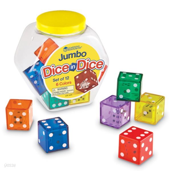 교육완구 러닝리소스 EDU 7699 점보이중점주사위 Jumbo Dice In Dice