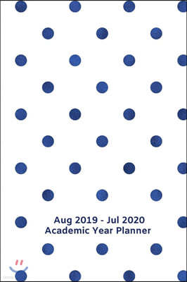 Planner for college students - 2019-2020 Academic Diary Week To Page View: Mid Year Planner with To Do list and Goals on each page - blue glitter effe