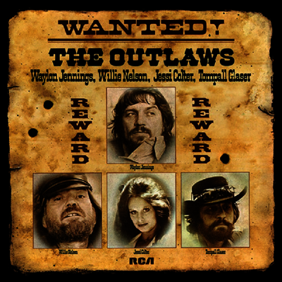Waylon Jennings,Willie Nelson,Jessi Colter — Wanted The Outlaws 앨범 커버