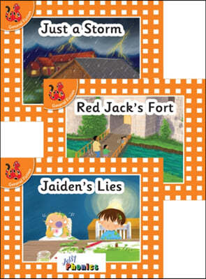 Jolly Phonics Orange Level Readers Set 4