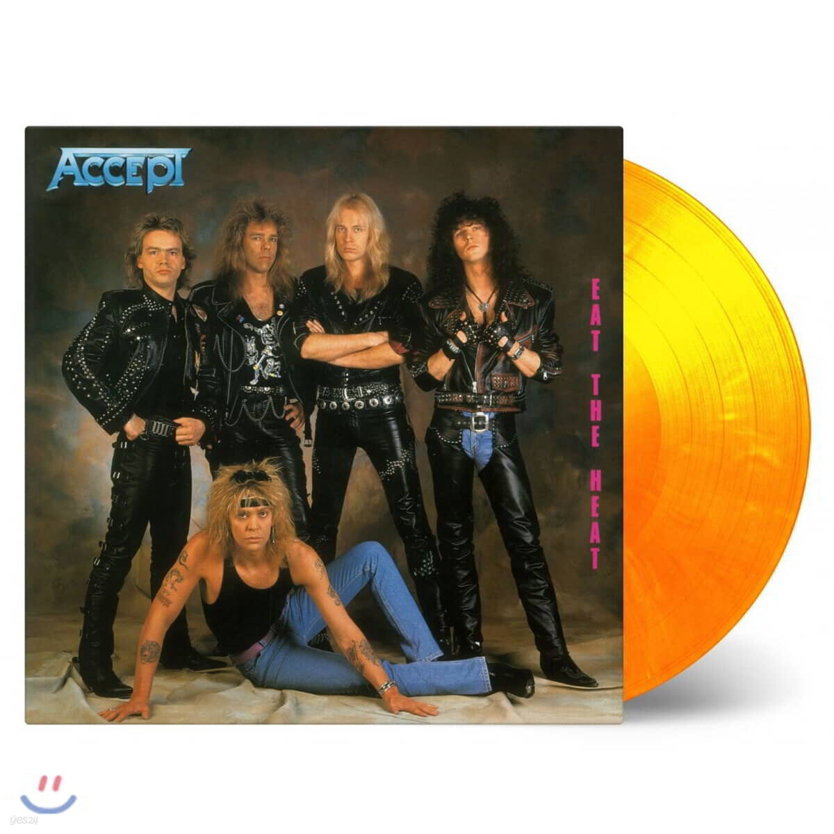 Accept (억셉트) - Eat The Heat [옐로우 & 오렌지 컬러 LP]