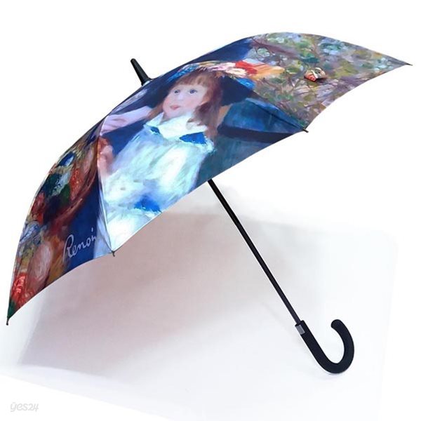 명화_우블리-르누아르 두자매 65우산양산겸용 멜빵자동우산