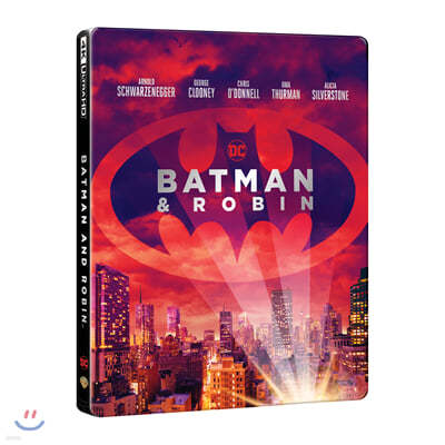 배트맨 앤 로빈 (2 Disc 4K UHD 스틸북, 한정수량) : 블루레이