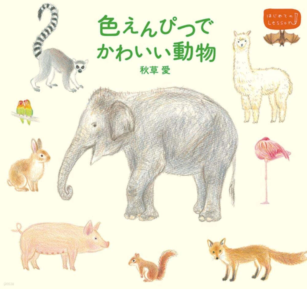 色えんぴつでかわいい動物 はじめてのLesson