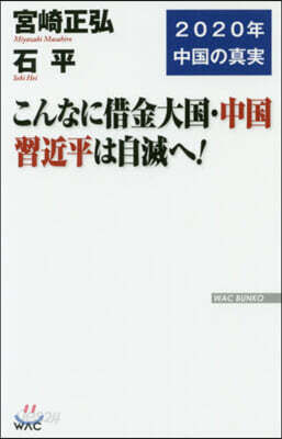 こんなに借金大國.中國 習近平は自滅へ!