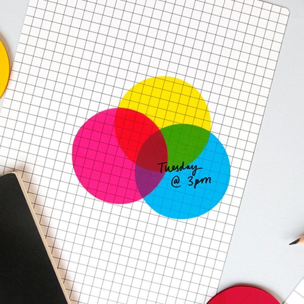 [썩유케이] CMYK 노트 메모잇 점착 메모지