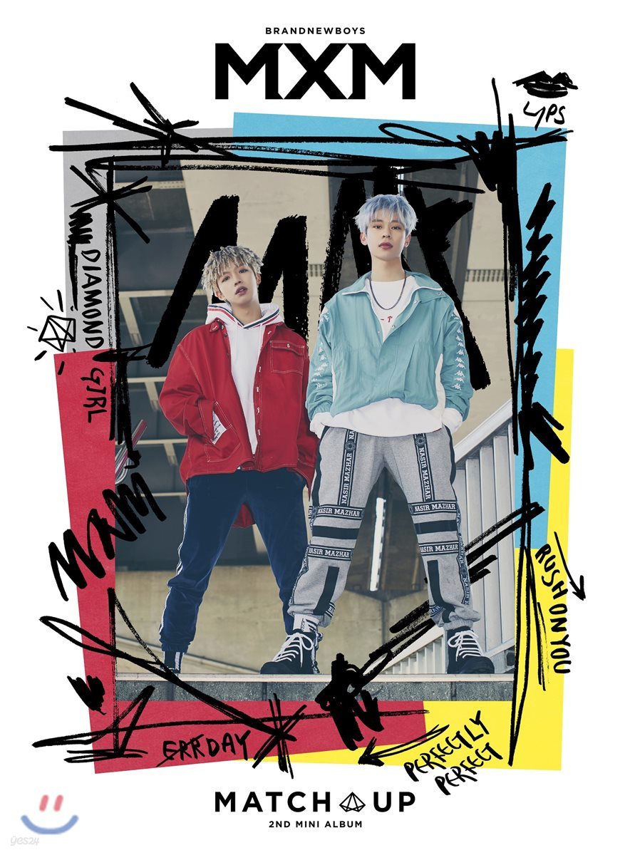 MXM (BRANDNEW BOYS) - 미니앨범 2집 : MATCH UP [M ver.]