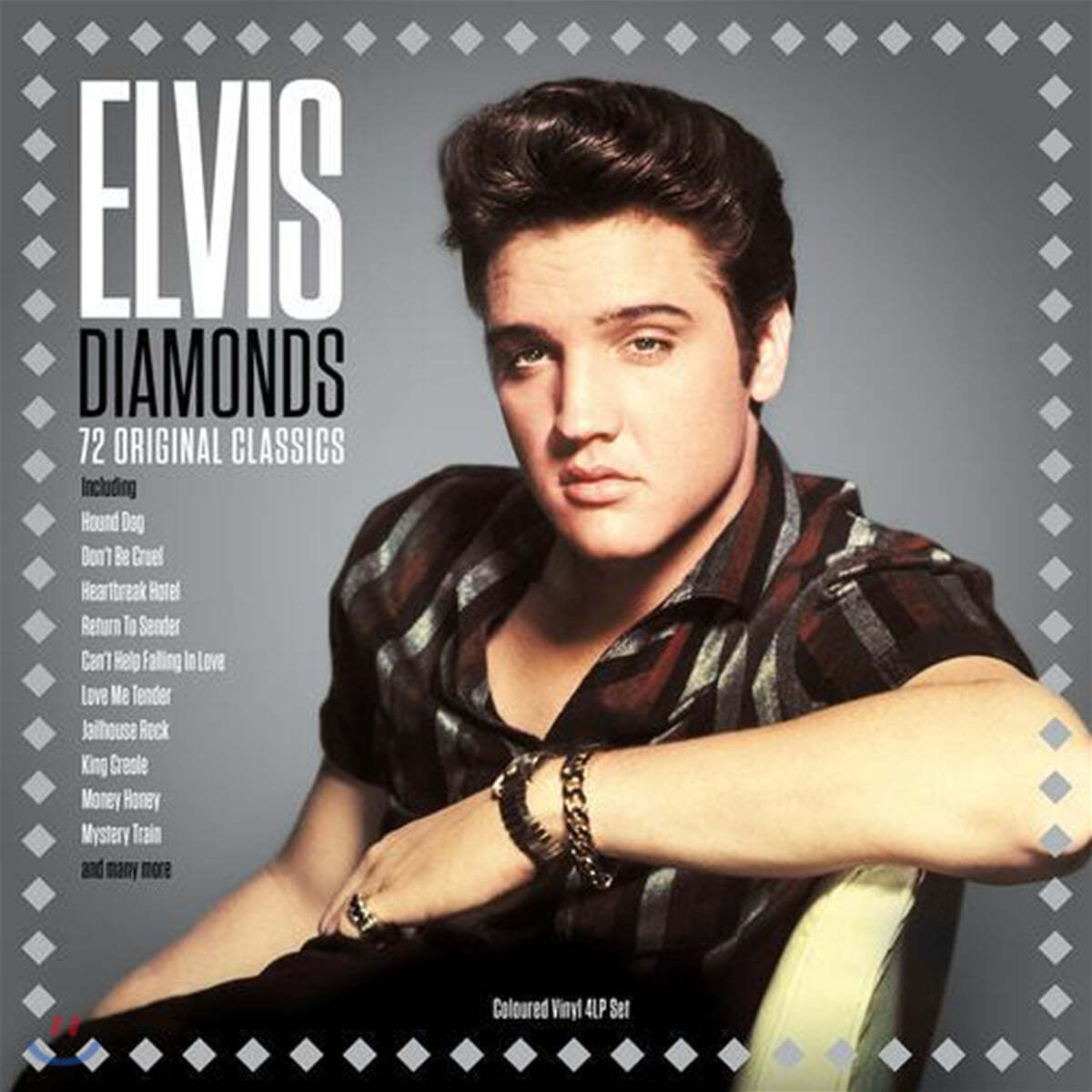 Elvis Presley (엘비스 프레슬리) - Diamonds [마블 컬러 4LP]