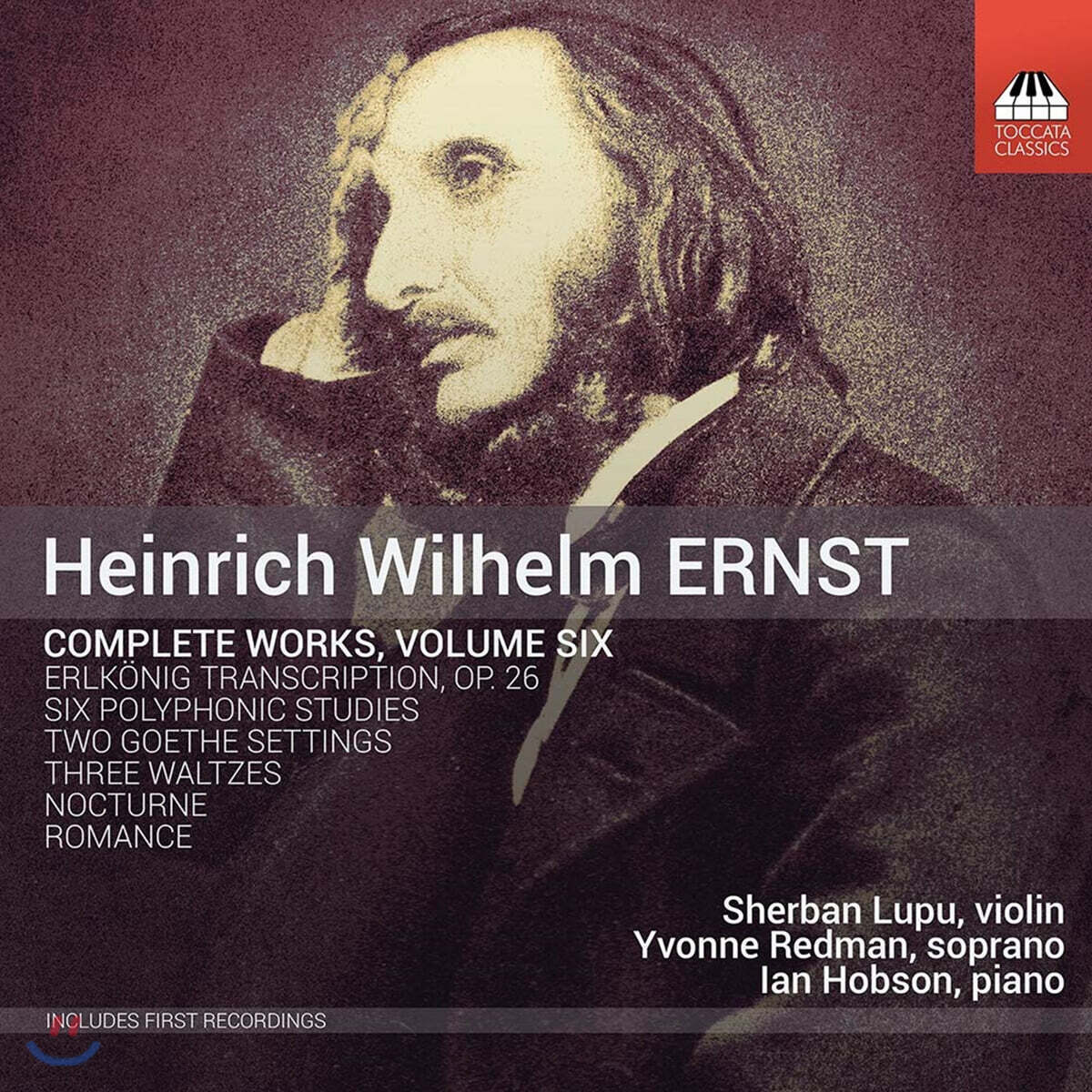 Ian Hobson 하인리히 빌헬름 에른스트 작품 전곡 6집 (Heinrich Wilhelm Ernst: Complete Works, Vol. 6)