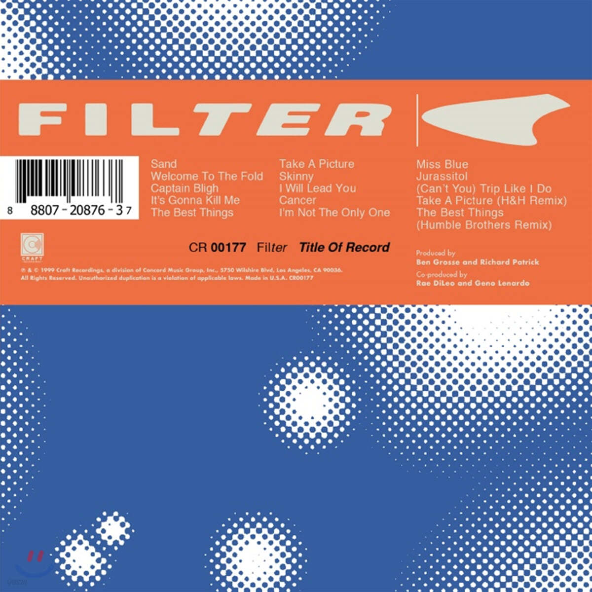 Filter - Title Of Record 필터 정규 2집 발매 20주년 기념반