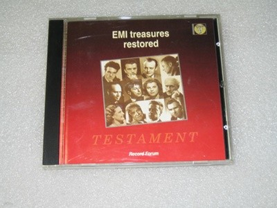 emi treasures restored - testament sampler 레코드포럼 CD음반