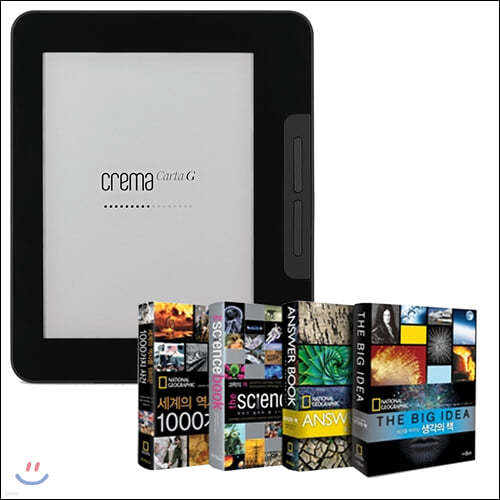 예스24 크레마 카르타G+New 내셔널지오그래픽 세상의 모든 지식 4종 세트eBook 세트
