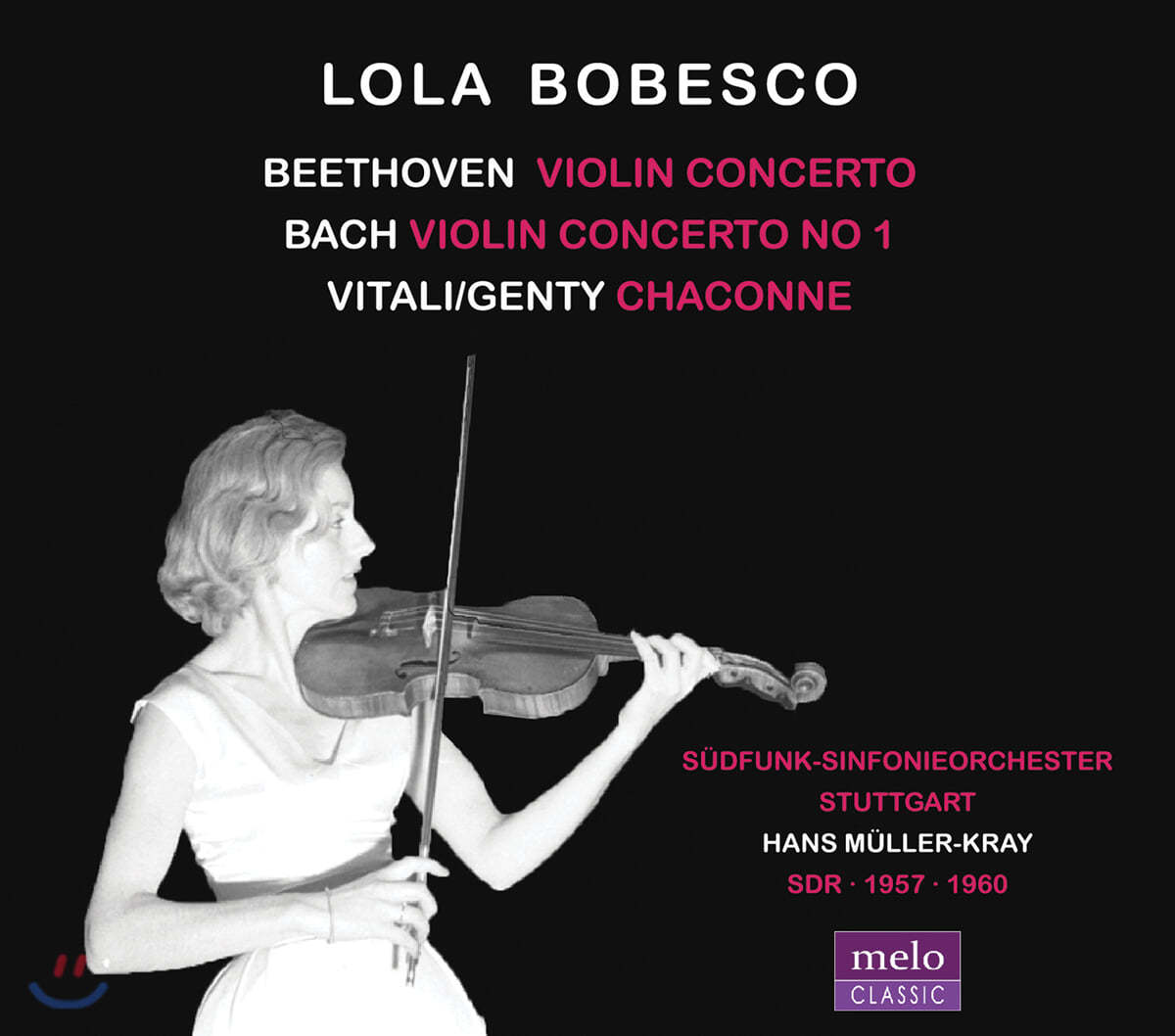 Lola Bobesco 베토벤 &amp; 바흐: 바이올린 협주곡 / 비탈리: 샤콘느 - 롤라 보베스코 