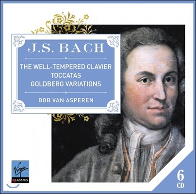 Bob Van Asperen :  Ŭ  ǹ ǰ (Bach: Well-Tempered Clavier, Goldberg Variations & Toccatas)
