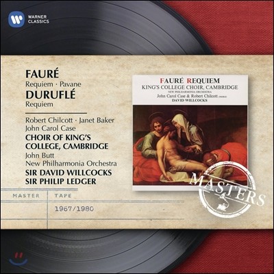 Philip Ledger / David Willcocks :  / ڷ÷: Ʈ (Faure : Requiem / Durufle : Requiem)